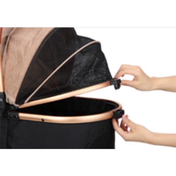 Carriage Basket sturdy 800D Oxford fabric pet carrier - Picture 2 of 14